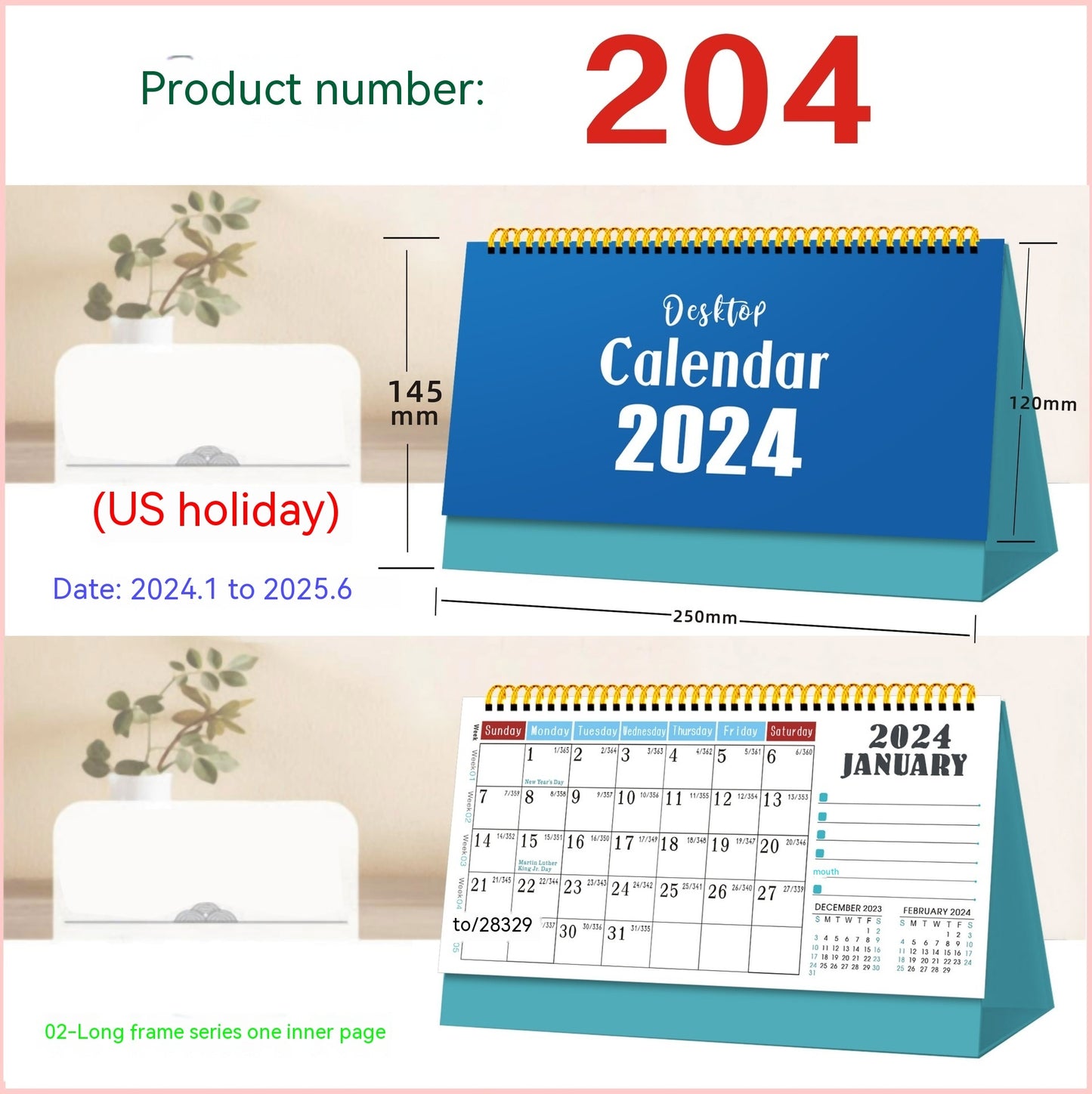 Desk Calendars, Decorations, Gifts