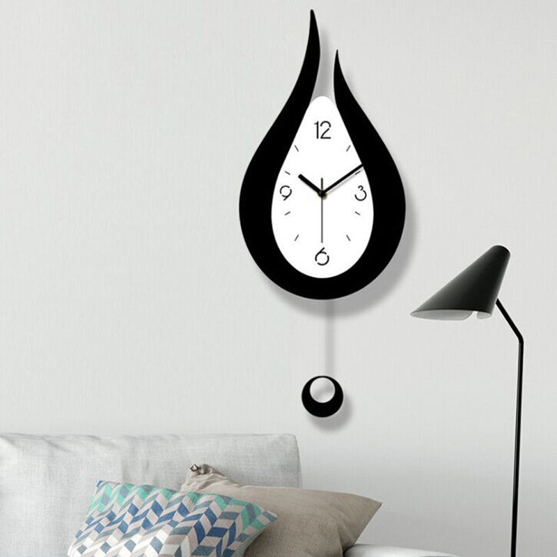 Water drop swing wall clock