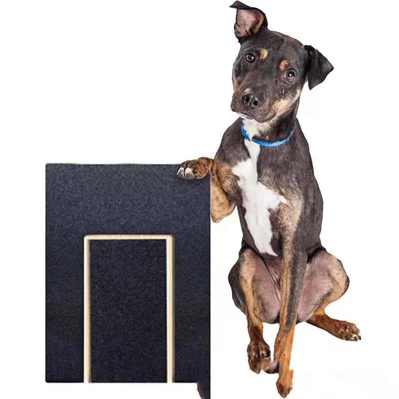 Pet Wooden Nail Scraper Board - Solid Wood Dog Nail File Grooming Tool For Natural Nail Trimming And Maintenance Toy Built-in Treat Box Dog Sandpaper Board Scratcher Pet Products Pets Fashion