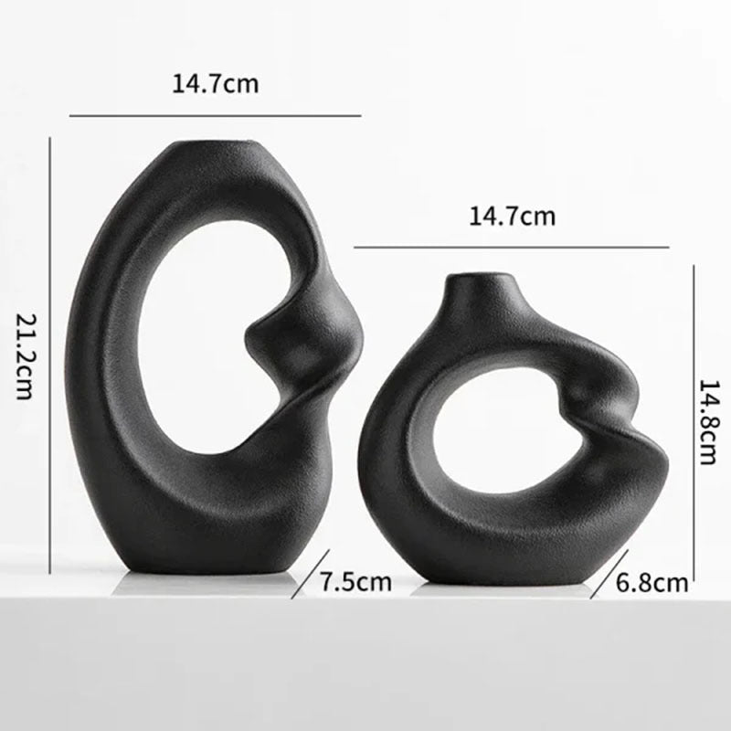 Nordic Luxury Ceramic Vase PearlNestDecor.com