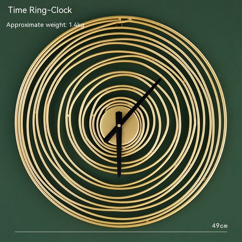 Nordic Annual Ring Wall Clock Creative Home Fashion PearlNestDecor.com