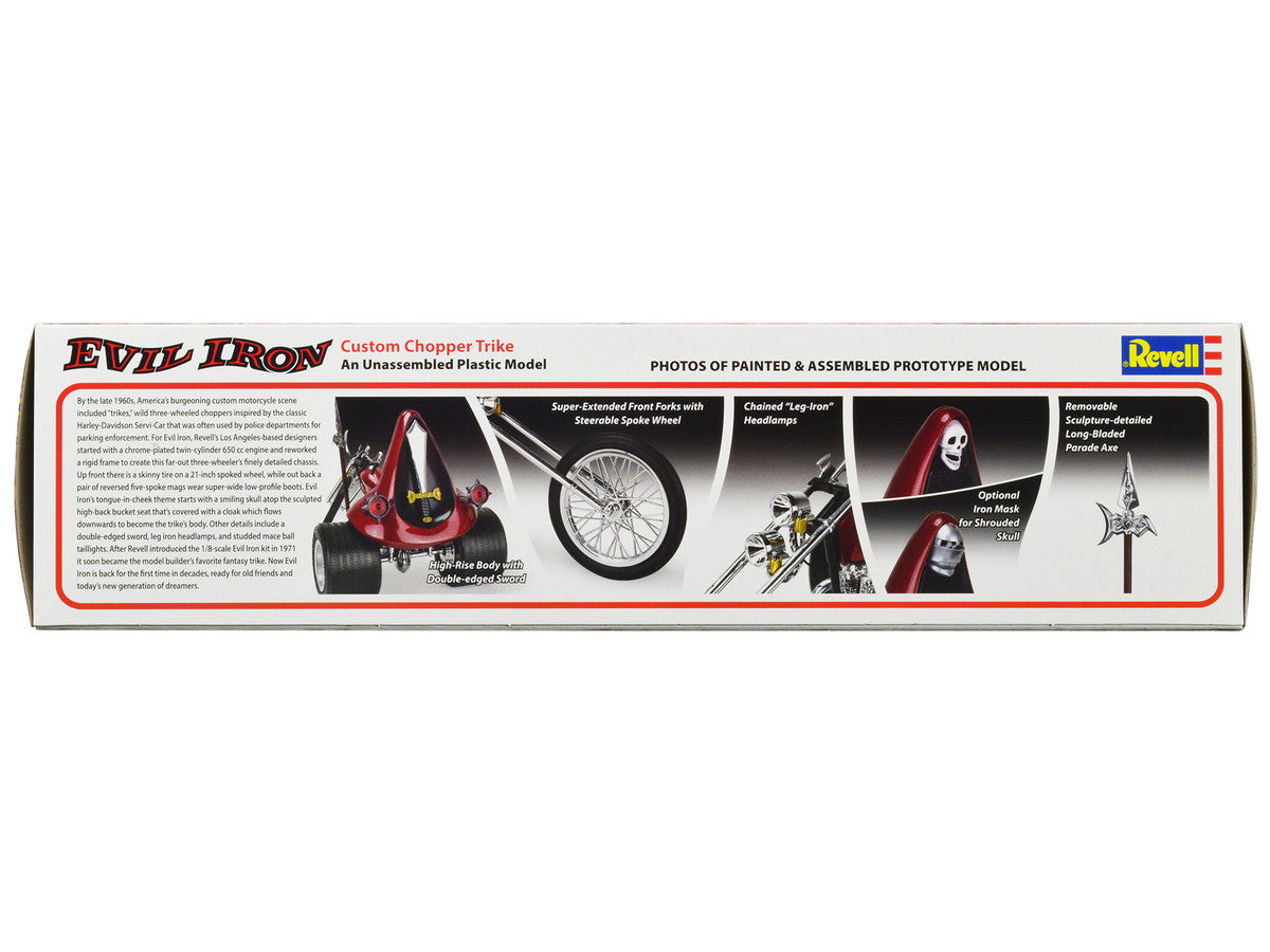 Level 5 Model Kit Evil Iron Custom Chopper Trike 1/8 Scale Model by Revell LuxuryLifeWay Online Store