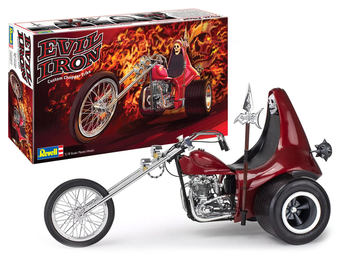 Level 5 Model Kit Evil Iron Custom Chopper Trike 1/8 Scale Model by Revell LuxuryLifeWay Online Store