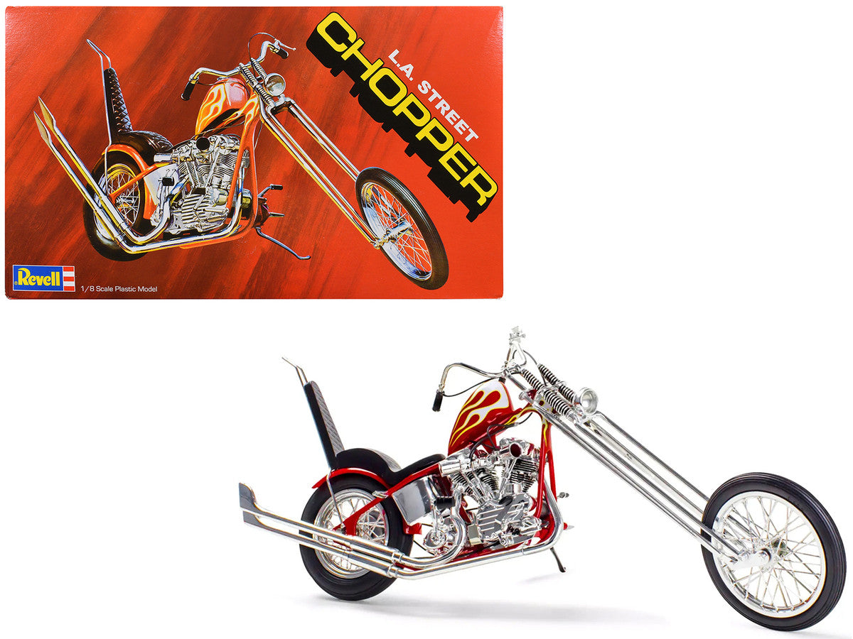 Level 5 Model Kit LA Street Chopper Motorcycle 1/8 Scale Model by Revell LuxuryLifeWay Online Store