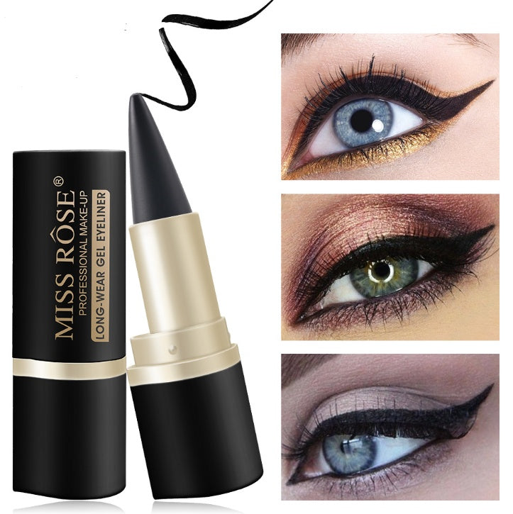 Waterproof Black Eyeliner Liquid Eye Liner Pen Pencil Gel Beauty Makeup Cosmetic Eyelashes Waterproof Eye Liner Makeup Tool CJD