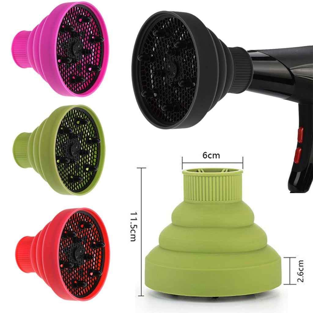 Silicone Folding Diffuser For Hair Drying And Styling Pi-Mart