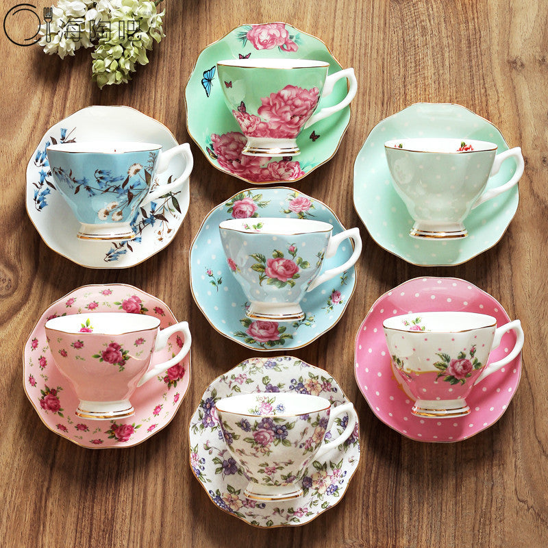 European Classic Series Bone China Coffee Cup LadyShow.Store