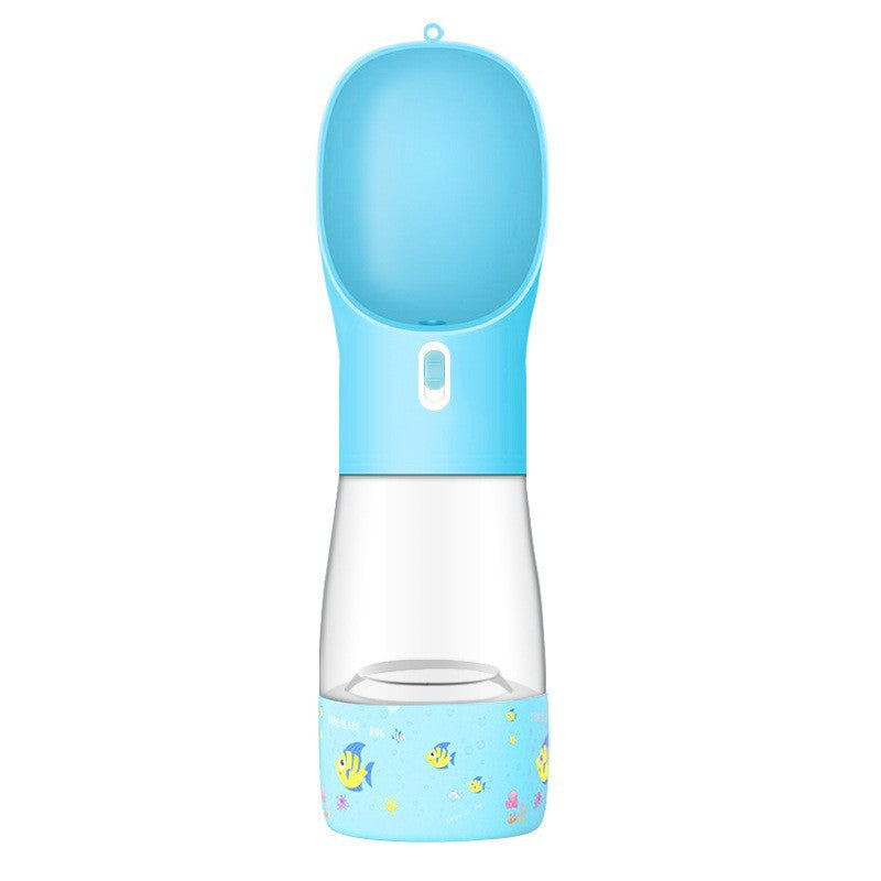 Pet Dog Water Bottle Feeder Bowl Portable Water Food Bottle Pets Outdoor Travel Drinking Dog Bowls Water Bowl For Dogs Pets Fashion