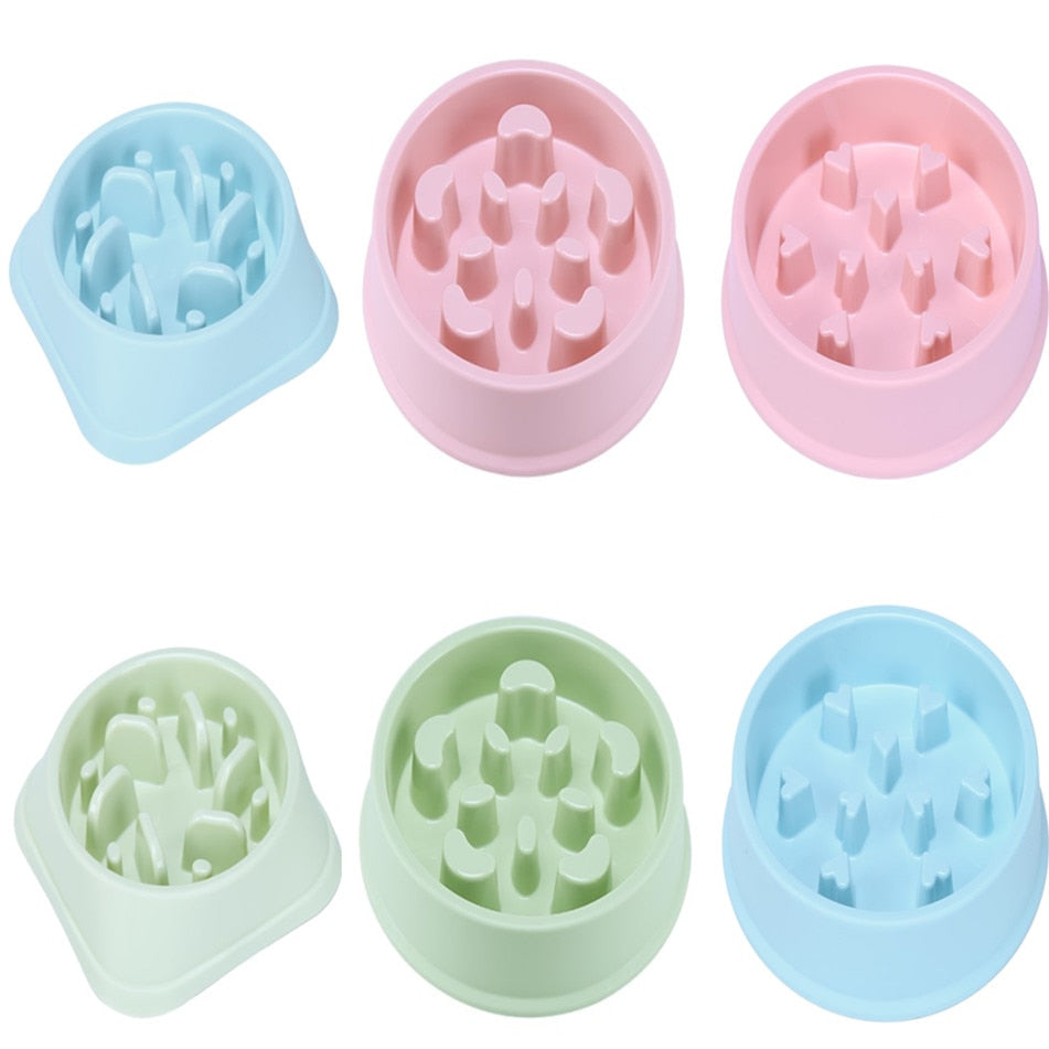 Pet Bowl Anti Choking Slow Feeding Puzzle Feeder Pets Fashion