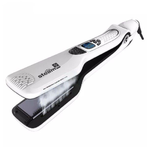 CLRLIFE Titanium Ceramic Steam Hair Brush Flat Iron LadyShow.Store