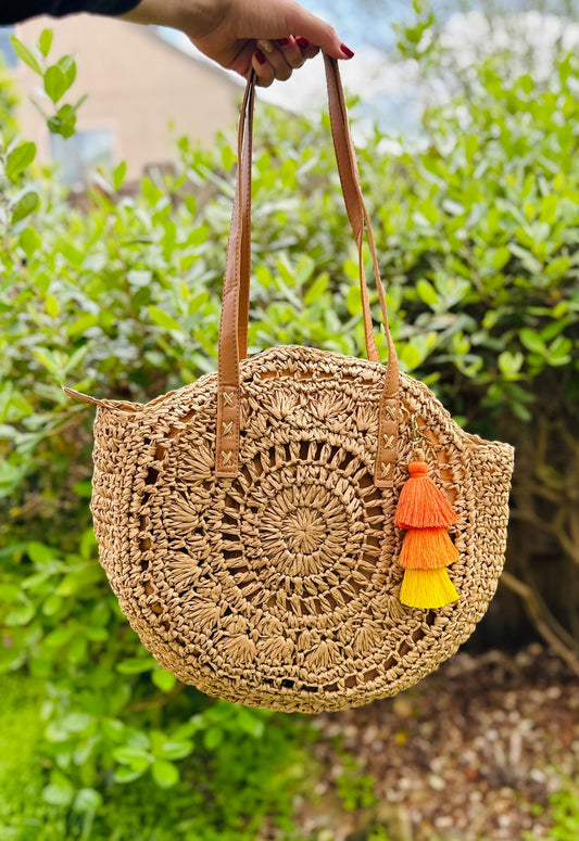 Spring Isla Beach Bag LadyShow.Store