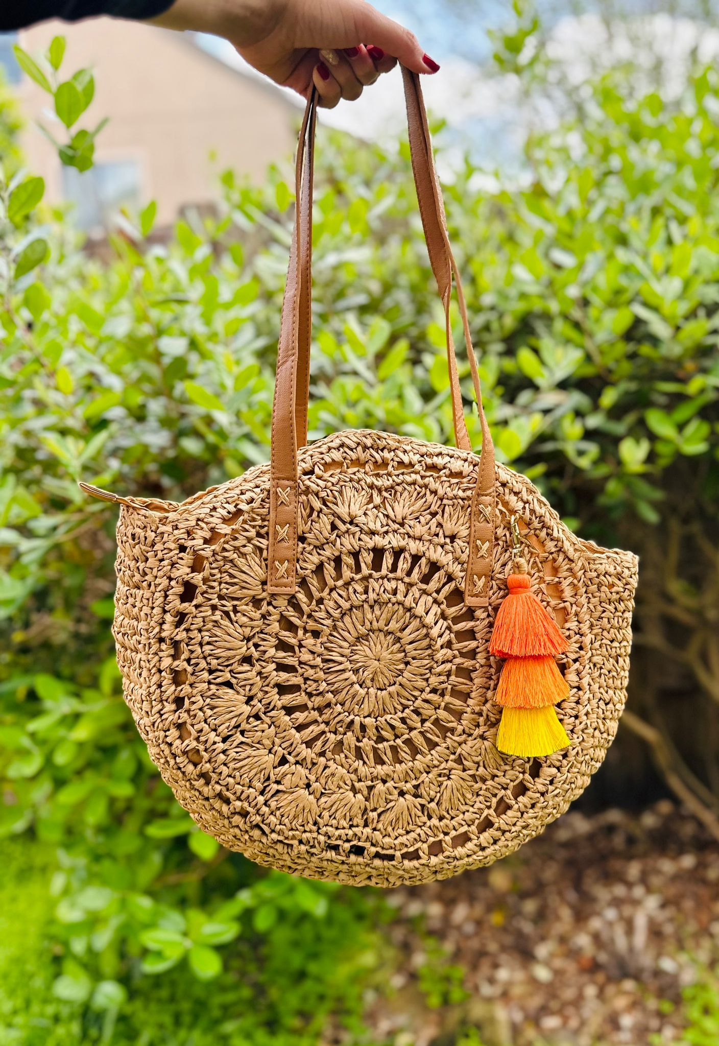 Spring Isla Beach Bag LadyShow.Store