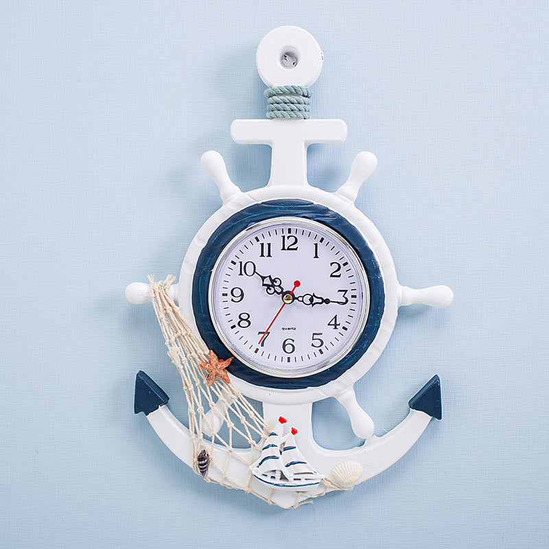 Anchor creative personality wall clock PearlNestDecor.com