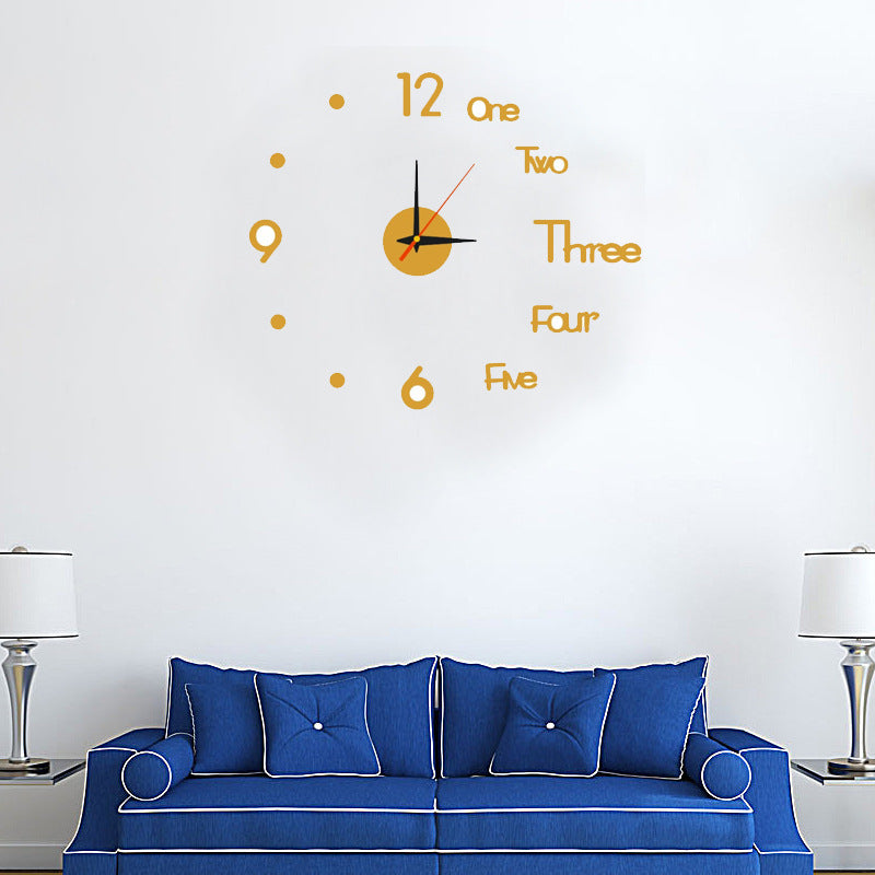 Creative wall mounted clock PearlNestDecor.com