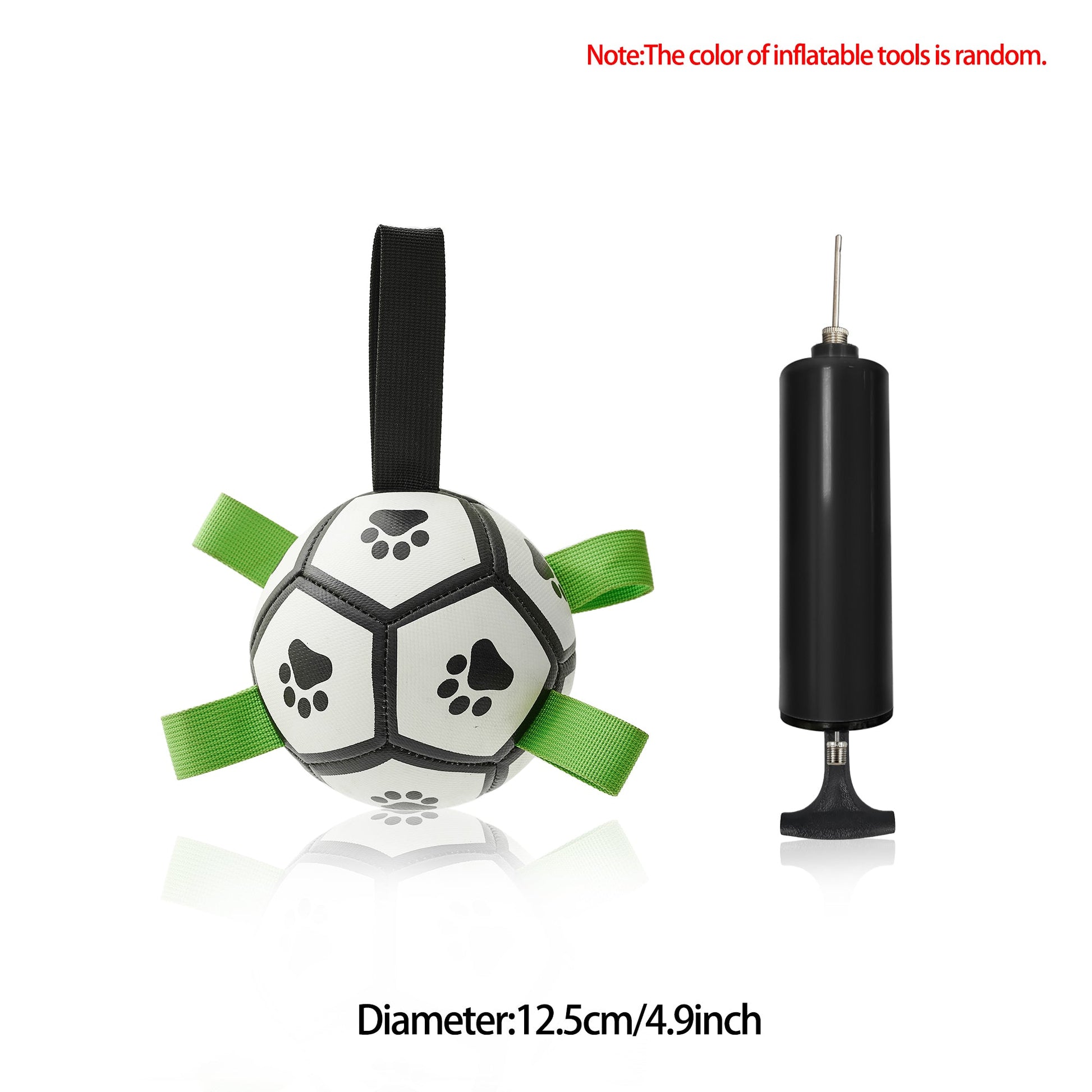 Interactive Dog Football Toy Soccer Ball Inflated Training Toy For Dogs Outdoor Border Collie Balls For Large Dogs Pet Supplies Pets Fashion
