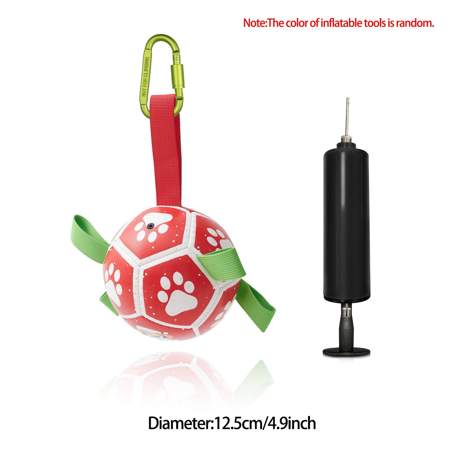 Interactive Dog Football Toy Soccer Ball Inflated Training Toy For Dogs Outdoor Border Collie Balls For Large Dogs Pet Supplies Pets Fashion