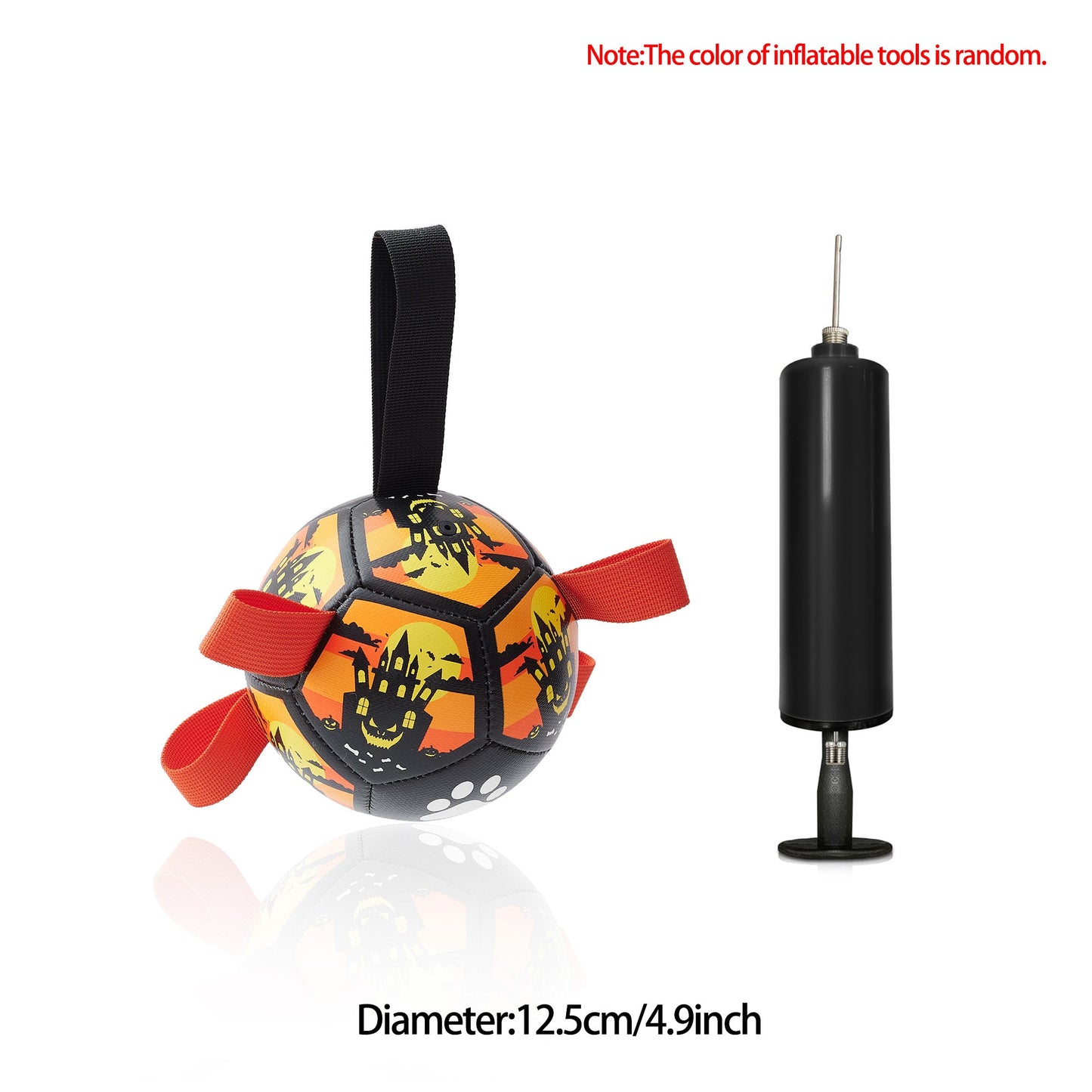 Interactive Dog Football Toy Soccer Ball Inflated Training Toy For Dogs Outdoor Border Collie Balls For Large Dogs Pet Supplies Pets Fashion