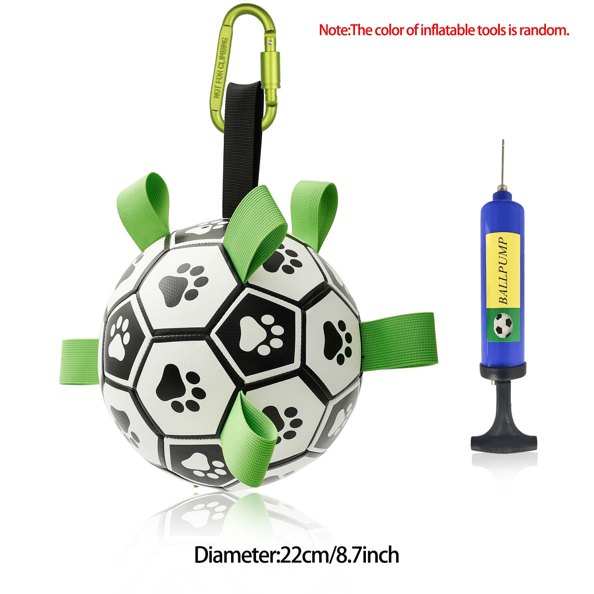 Interactive Dog Football Toy Soccer Ball Inflated Training Toy For Dogs Outdoor Border Collie Balls For Large Dogs Pet Supplies Pets Fashion