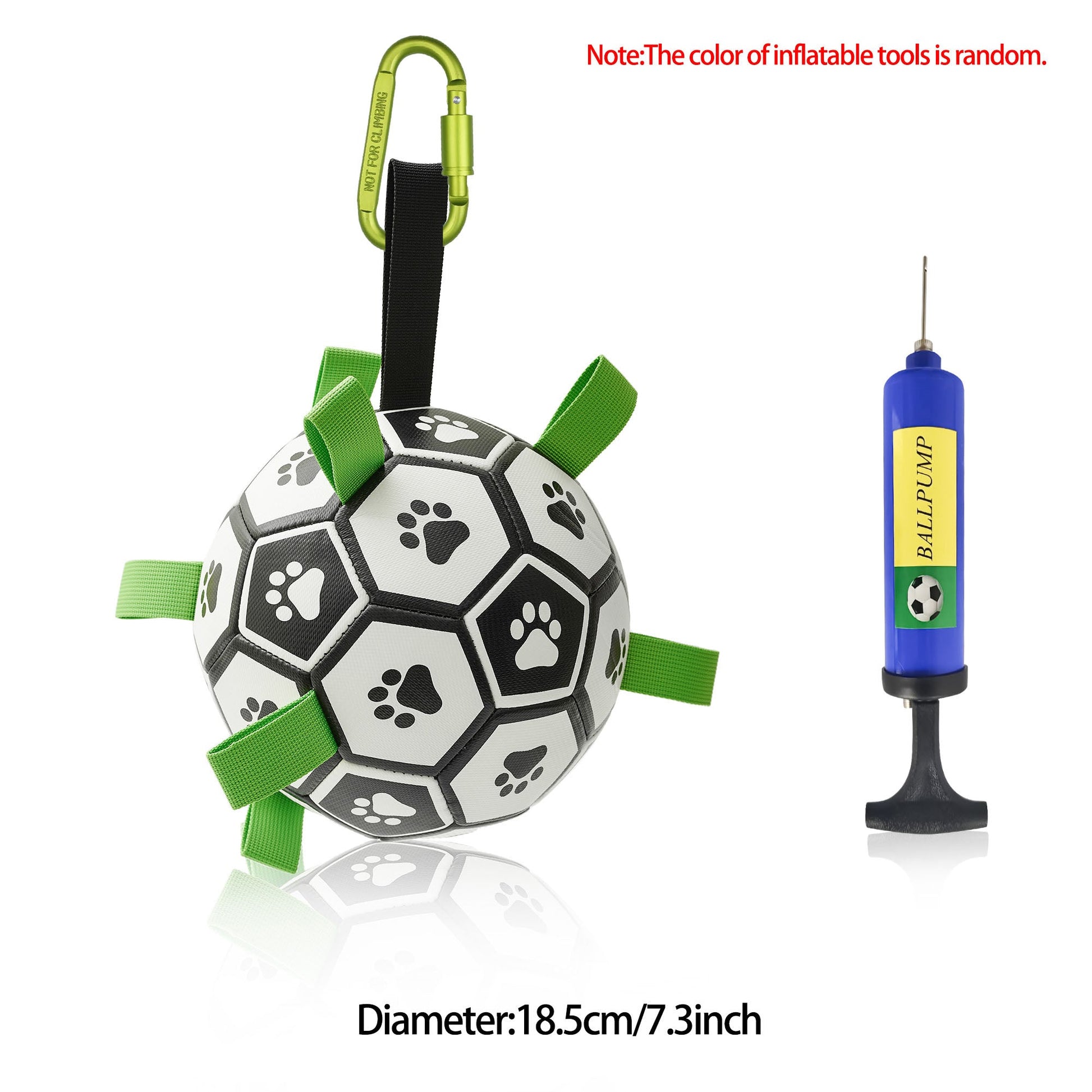 Interactive Dog Football Toy Soccer Ball Inflated Training Toy For Dogs Outdoor Border Collie Balls For Large Dogs Pet Supplies Pets Fashion