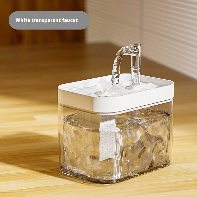 Cat Water Fountain Automatic Circulation Flow Water Fountain Kitten Drinking Water Apparatus Pets Fashion