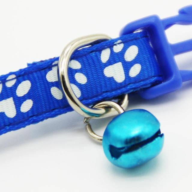 The pet cat wears a bell collar Pets Fashion
