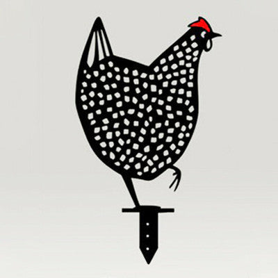 Chicken Yard Art Outdoor Garden Back Yard Gazon Stakes Hen Yard Decor