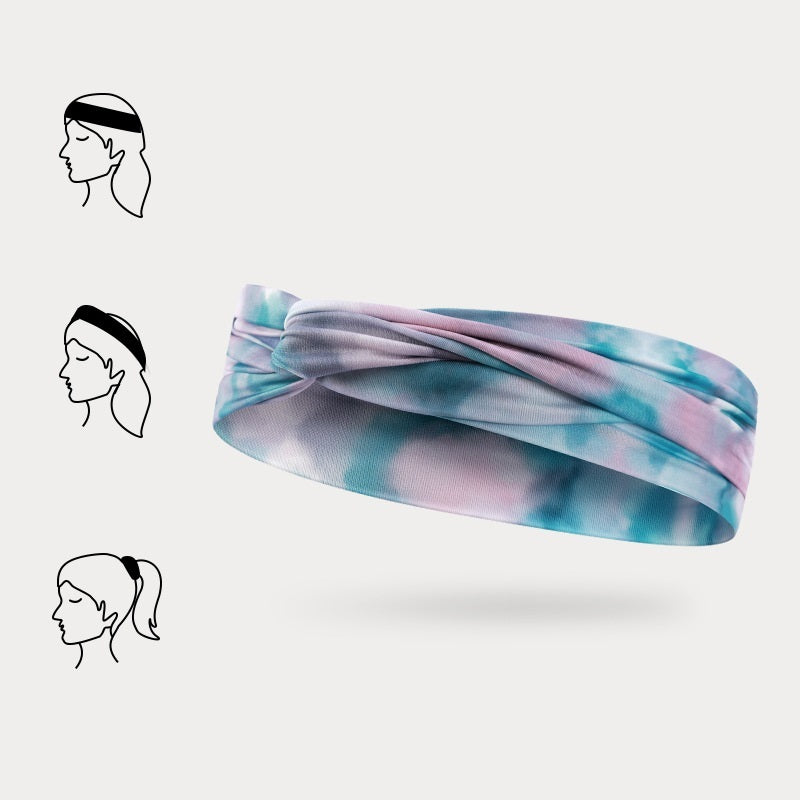 Women's New Summer Running Sweat-absorbing Sports Hairband