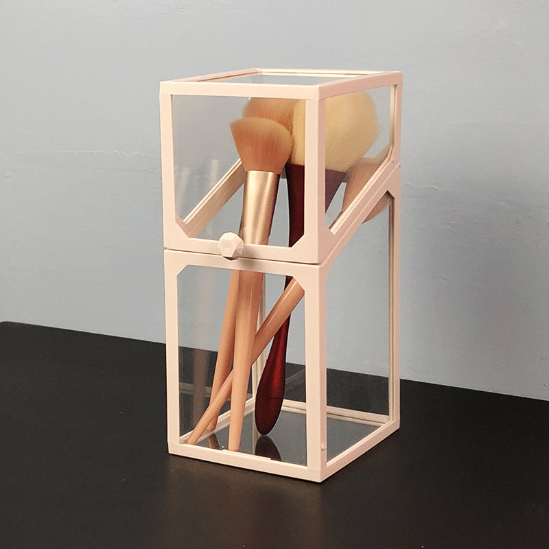 Glass makeup brush bucket CJD2