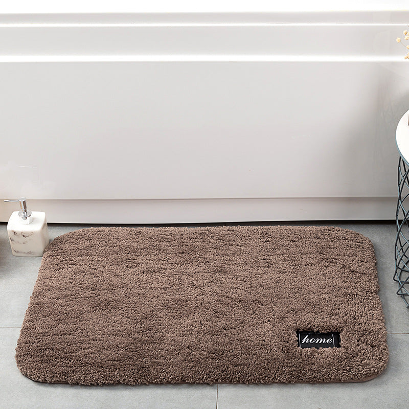 Bathroom absorbent thickened floor mat