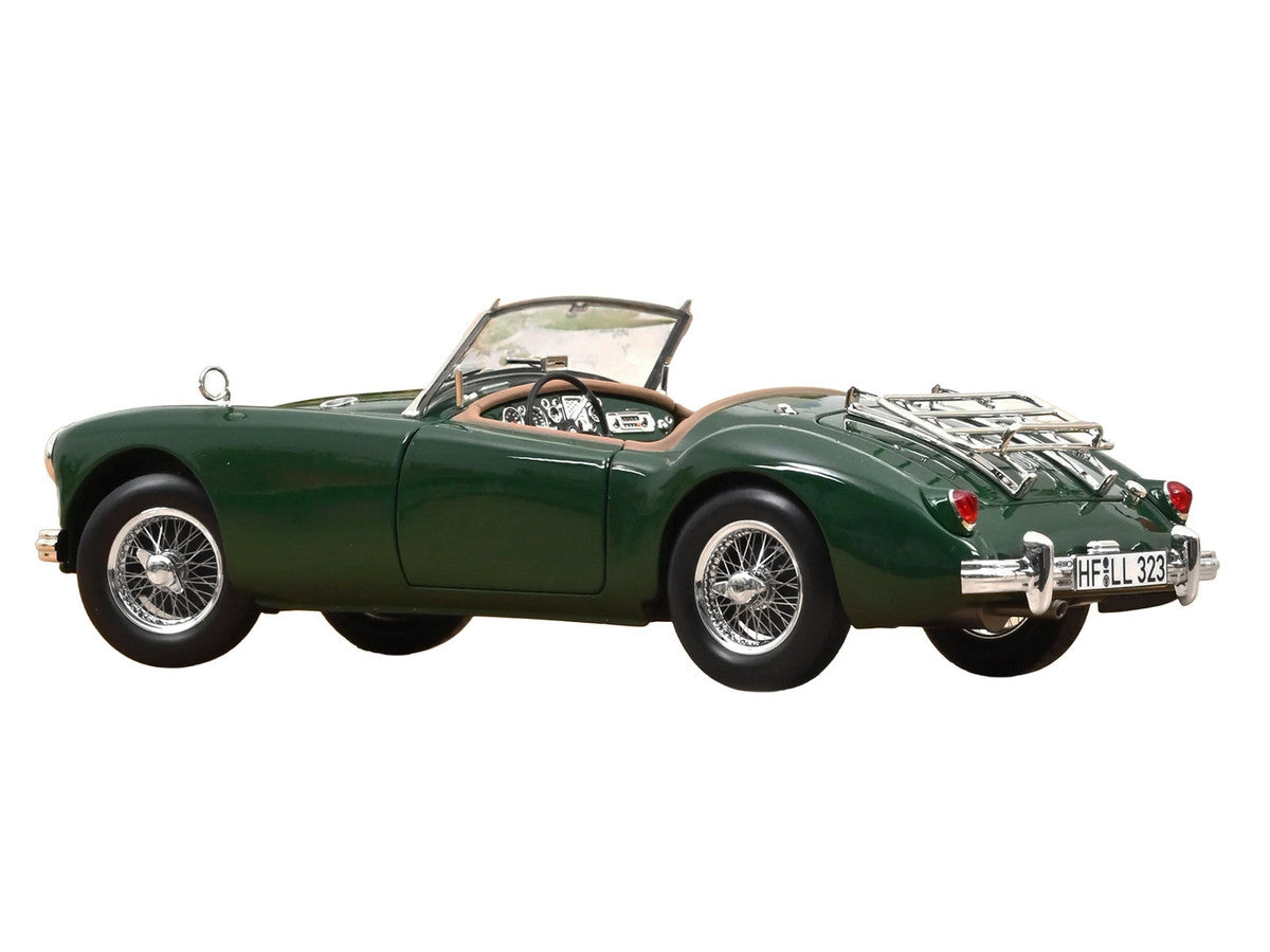 1955 MG MGA Cabriolet British Racing Green 1/18 Diecast Model Car by Norev LuxuryLifeWay Online Store