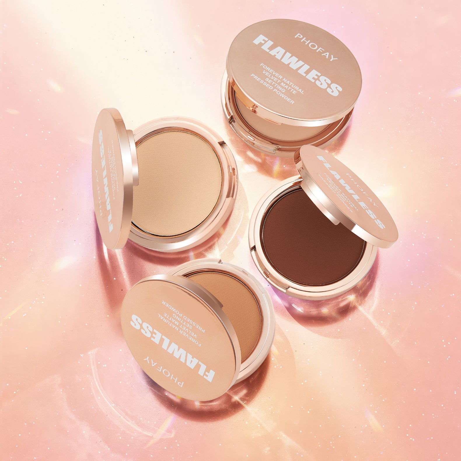 PHOFAY Matte Setting Pressed Powder LadyShow.Store