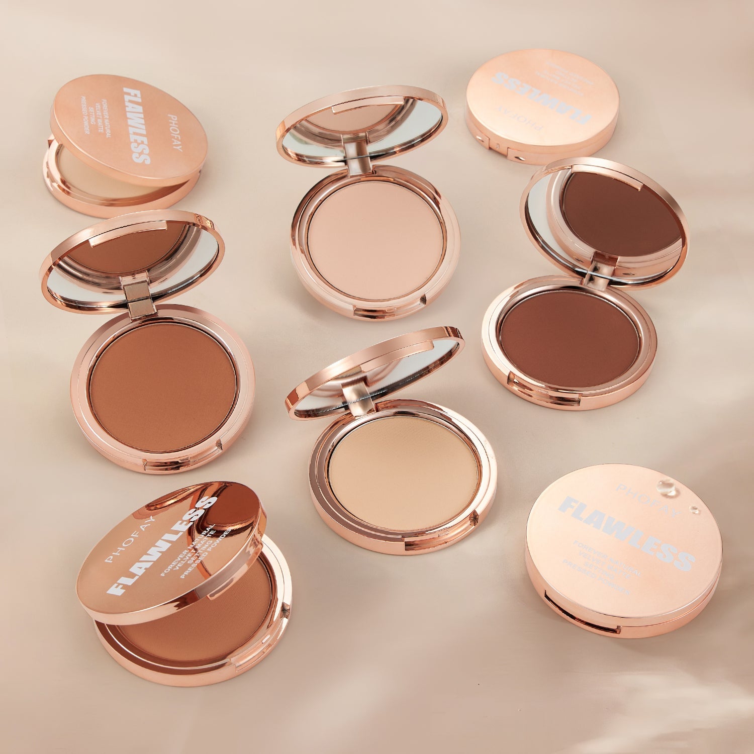 PHOFAY Matte Setting Pressed Powder LadyShow.Store