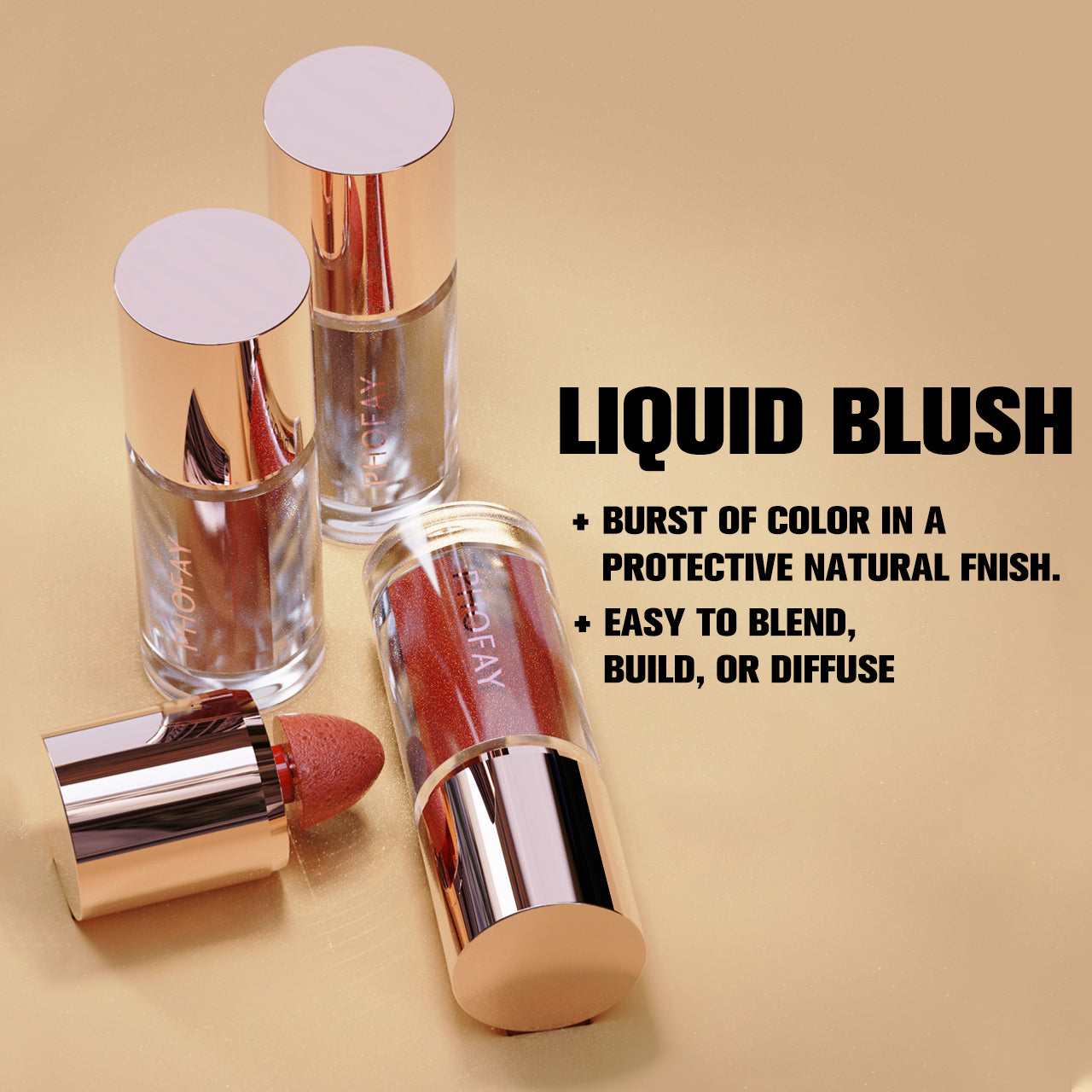 PHOFAY Mousse Liquid Blush LadyShow.Store