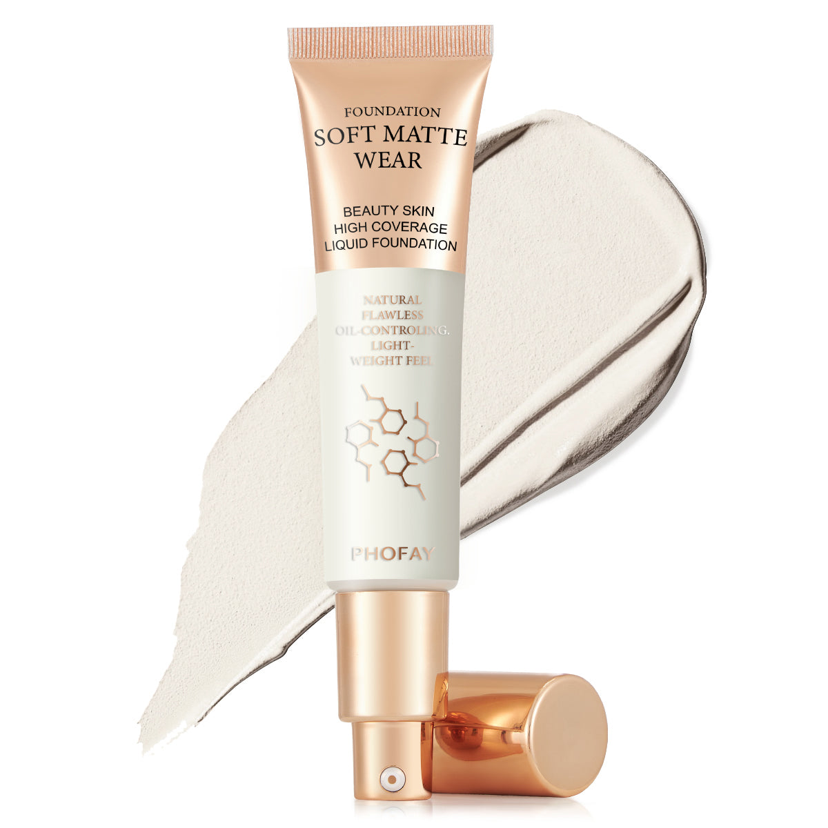 PHOFAY Full Coverage Foundation LadyShow.Store