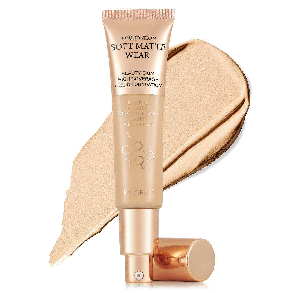 PHOFAY Full Coverage Foundation LadyShow.Store