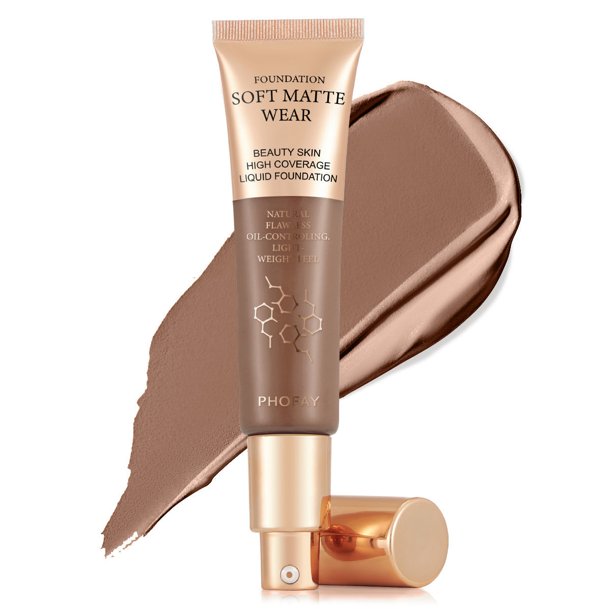 PHOFAY Full Coverage Foundation LadyShow.Store