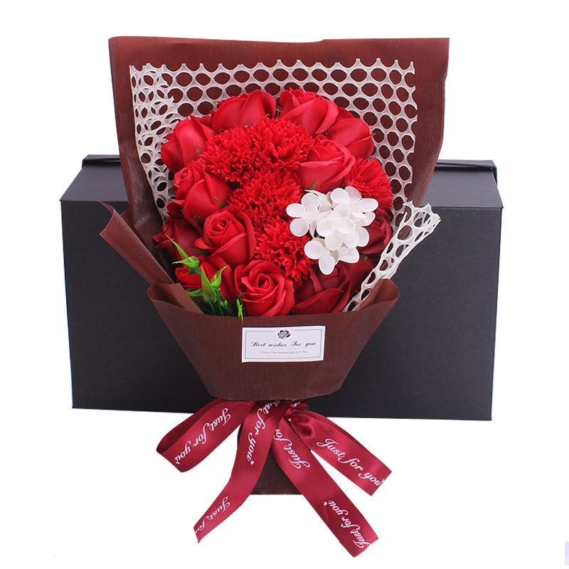 Valentine's Day Gift 19 Rose Soap Bouquet Gift Box LuxuryLifeWay Online Store