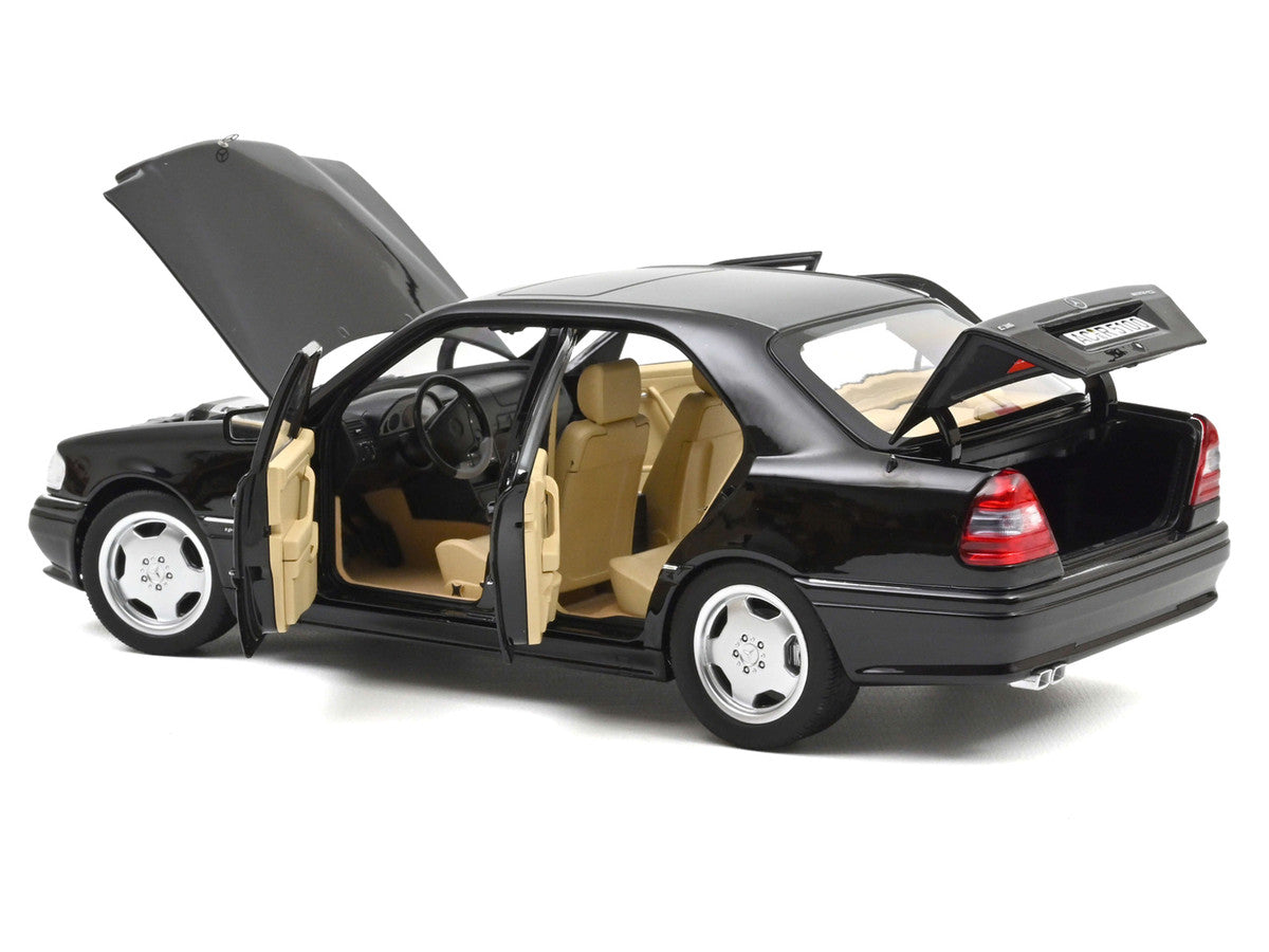1993 Mercedes-Benz C36 AMG Black Metallic 1/18 Diecast Model Car by Norev LuxuryLifeWay Online Store