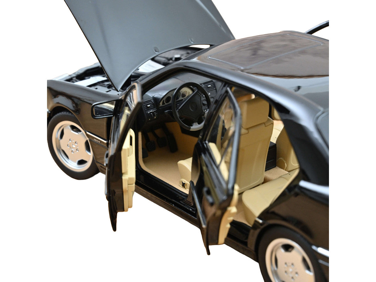 1993 Mercedes-Benz C36 AMG Black Metallic 1/18 Diecast Model Car by Norev LuxuryLifeWay Online Store