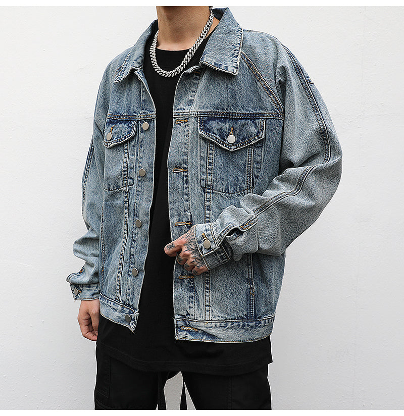 Loose denim jacket Best YouTube Store