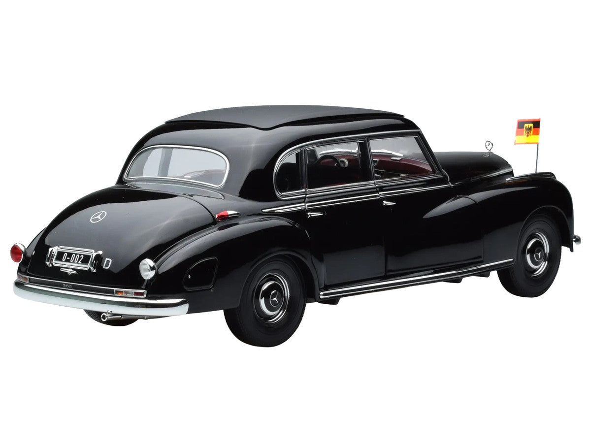 1955 Mercedes-Benz 300 Black "German Chancellor Konrad Adenauer" 1/18 Diecast Model Car by Norev LuxuryLifeWay Online Store