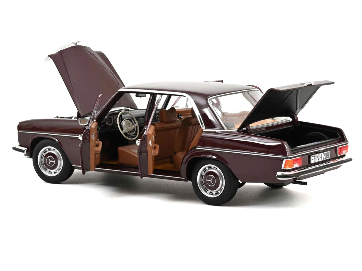 1968 Mercedes-Benz 200 Dark Red Brown 1/18 Diecast Model Car by Norev LuxuryLifeWay Online Store