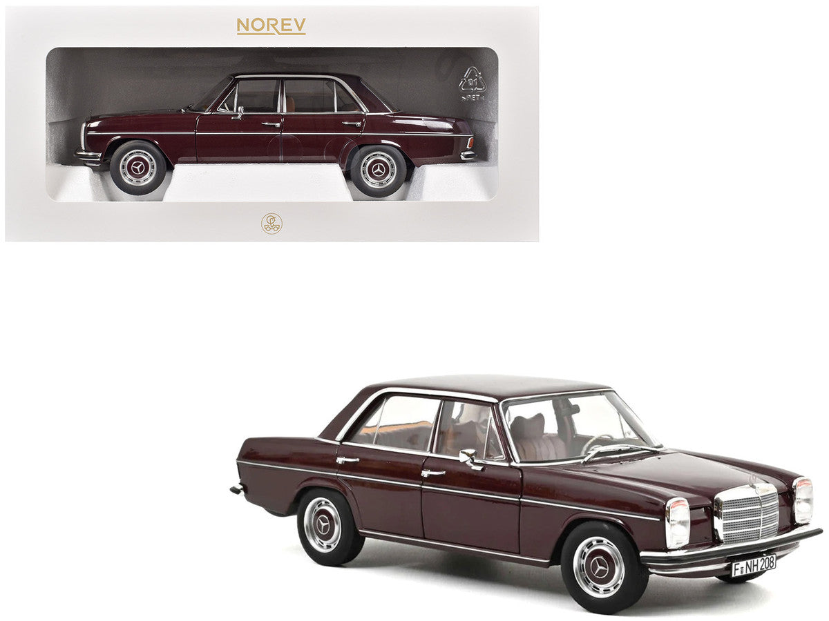 1968 Mercedes-Benz 200 Dark Red Brown 1/18 Diecast Model Car by Norev LuxuryLifeWay Online Store