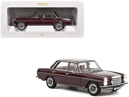 1968 Mercedes-Benz 200 Dark Red Brown 1/18 Diecast Model Car by Norev LuxuryLifeWay Online Store