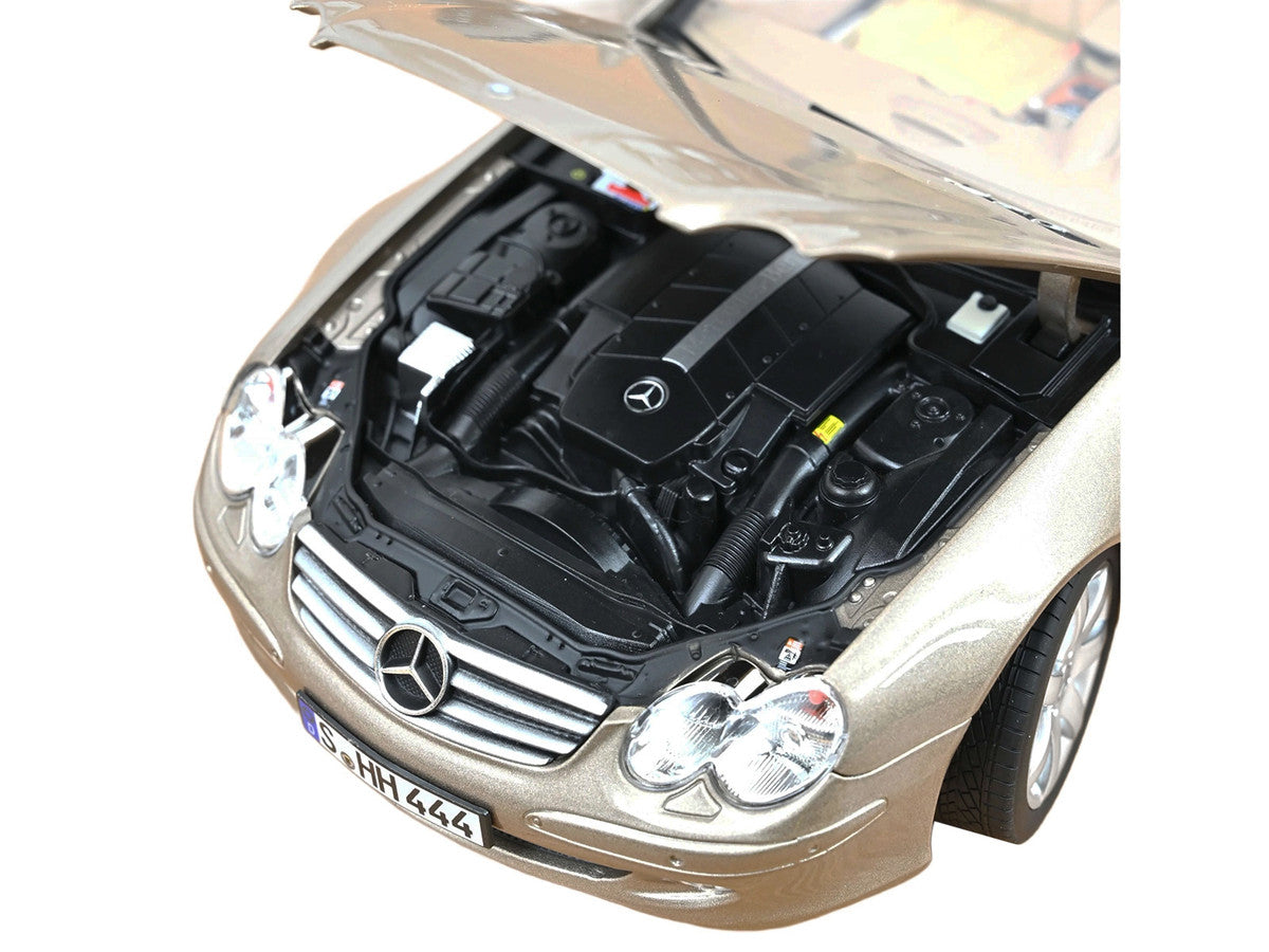 2003 Mercedes-Benz SL 500 Type R230 Travertine Beige Metallic 1/18 Diecast Model Car by Norev LuxuryLifeWay Online Store