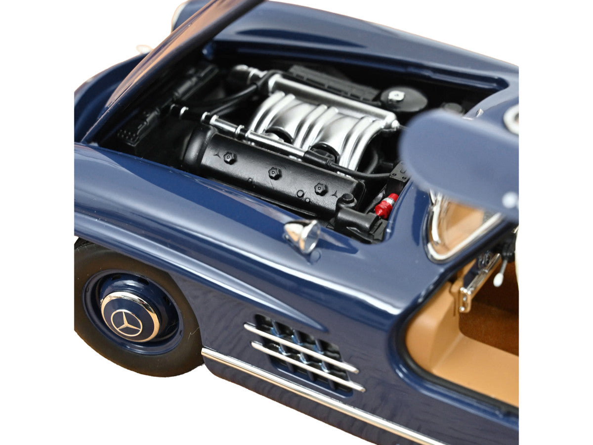 1954 Mercedes-Benz 300 SL Blue 1/18 Diecast Model Car by Norev LuxuryLifeWay Online Store