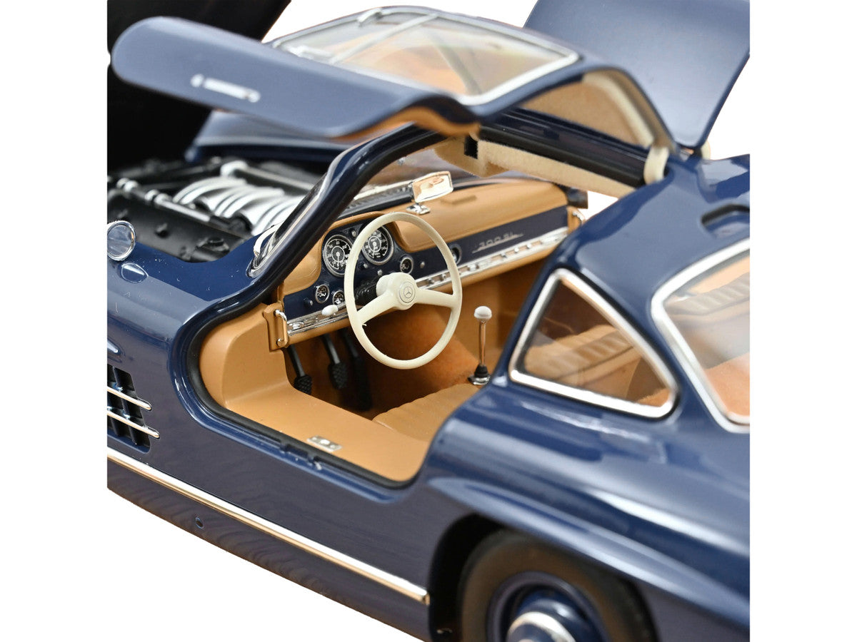 1954 Mercedes-Benz 300 SL Blue 1/18 Diecast Model Car by Norev LuxuryLifeWay Online Store