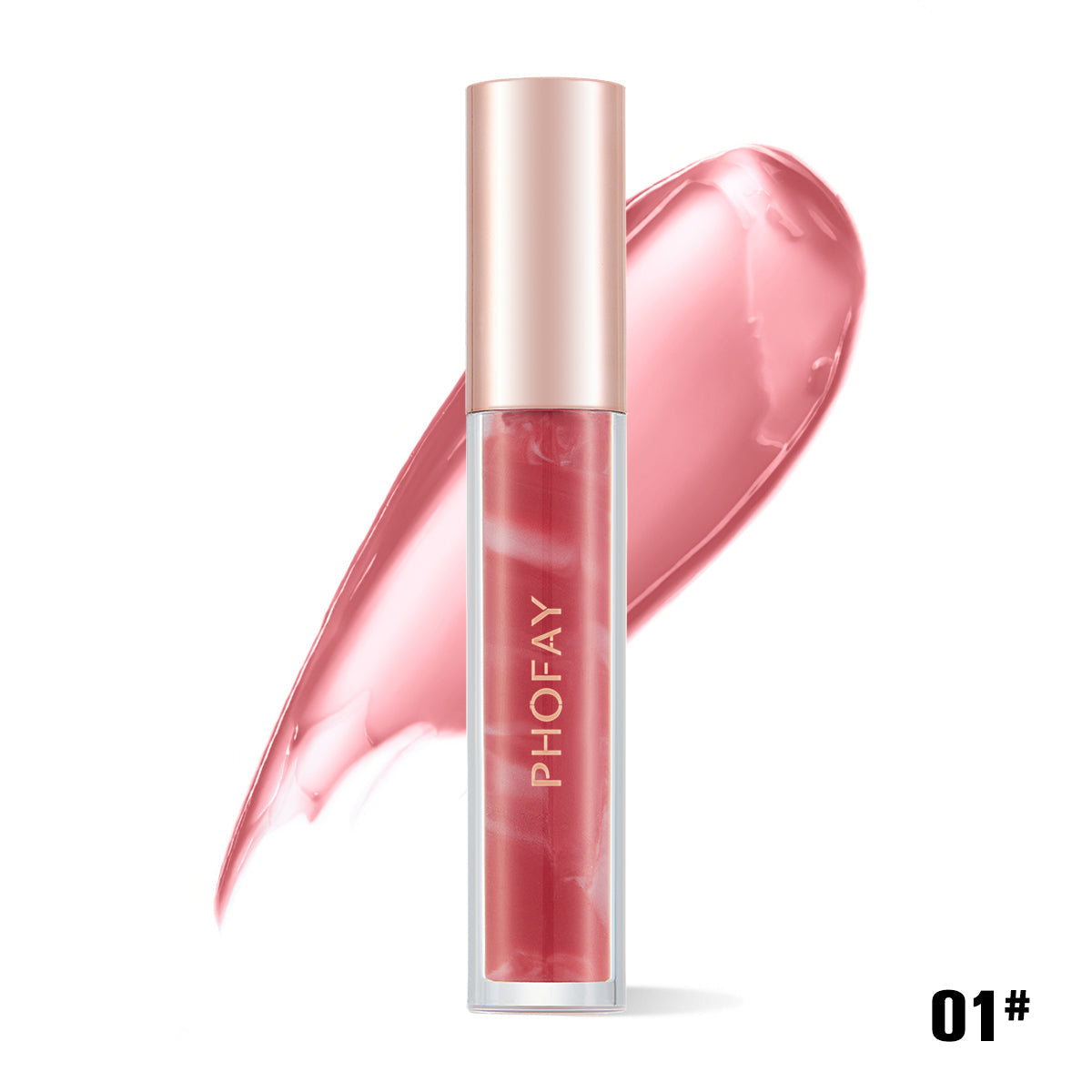 PHOFAY Rose Blooming Hydrating Lip Gloss LadyShow.Store