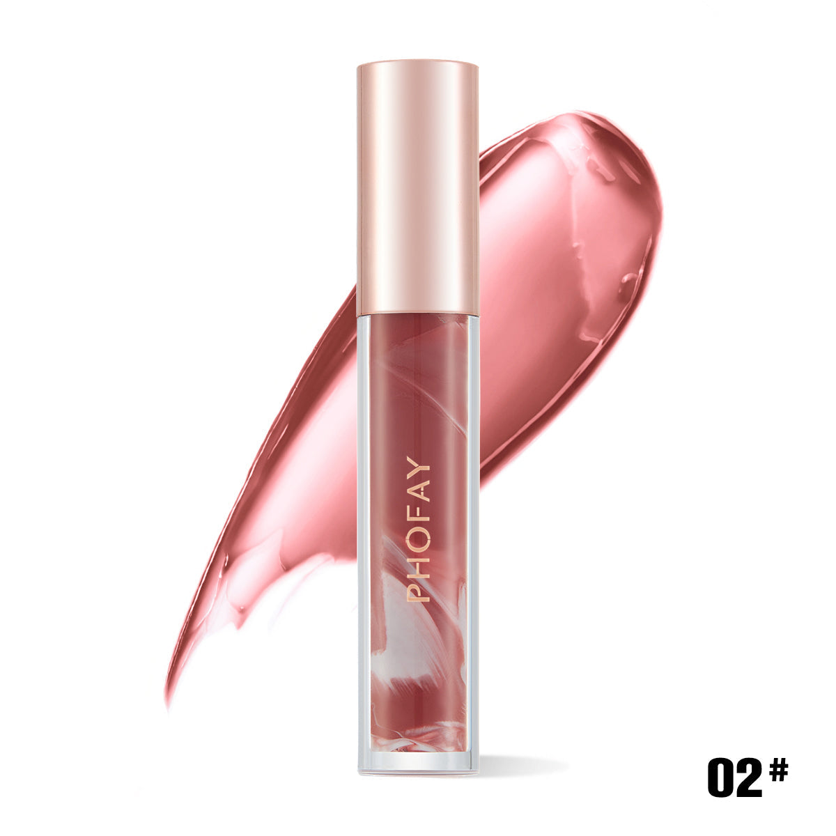 PHOFAY Rose Blooming Hydrating Lip Gloss LadyShow.Store