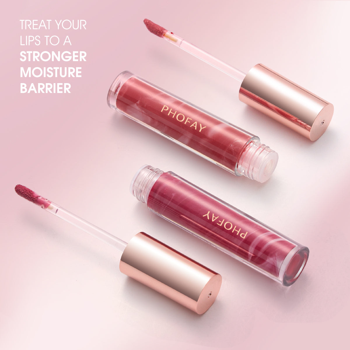 PHOFAY Rose Blooming Hydrating Lip Gloss LadyShow.Store